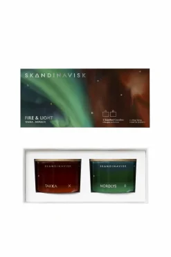 Best Fire & Light Mini Candle Giftset 2 X 90G Dufte
