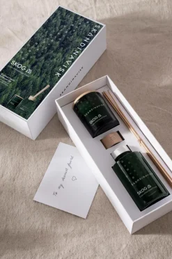 Skandinavisk Gavesæt SKOG Scented Candle & Diffuser^ Dufte|Gaveæsker