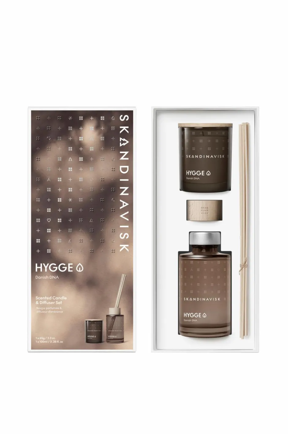 Best Gavesæt HYGGE Scented Candle & Diffuser Dufte|Gaveæsker