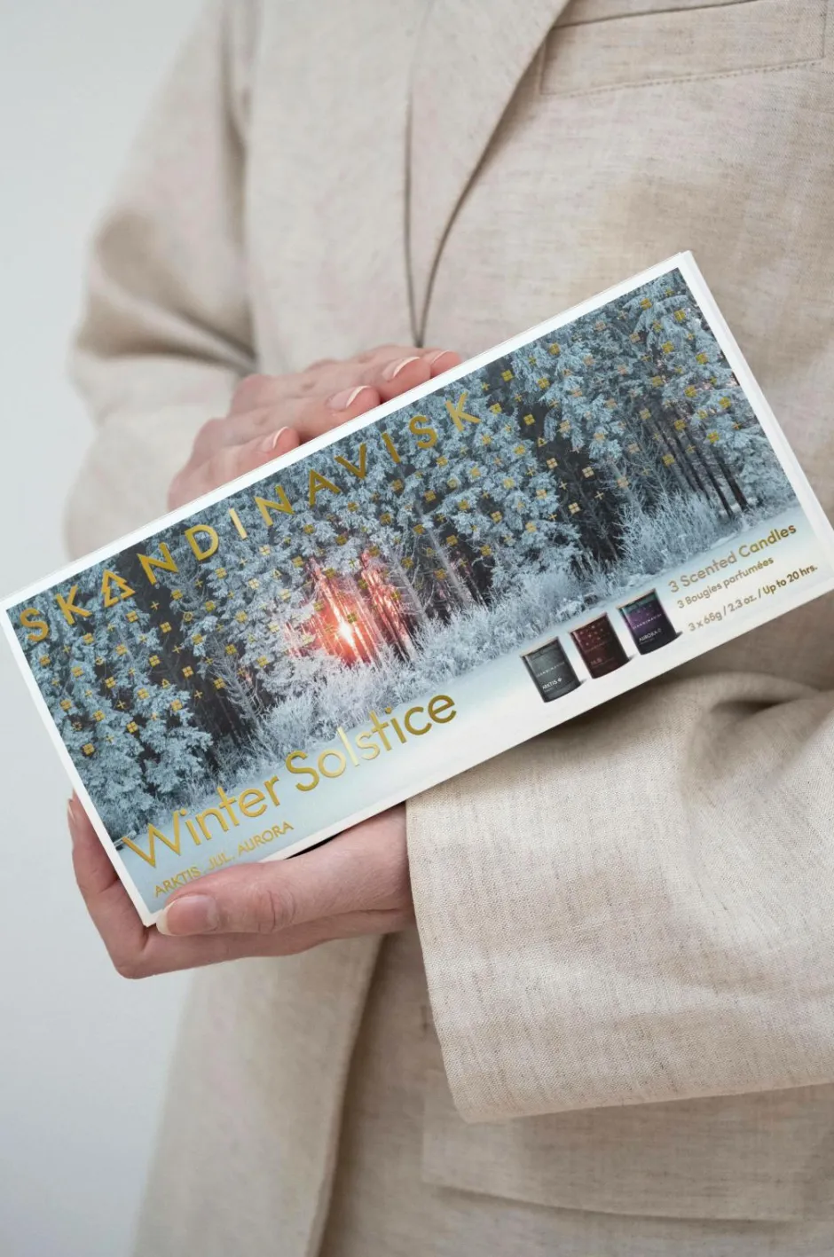 Discount Giftbox Winter Solstice Seasonal Candle Giftset 65G X 3 Dufte