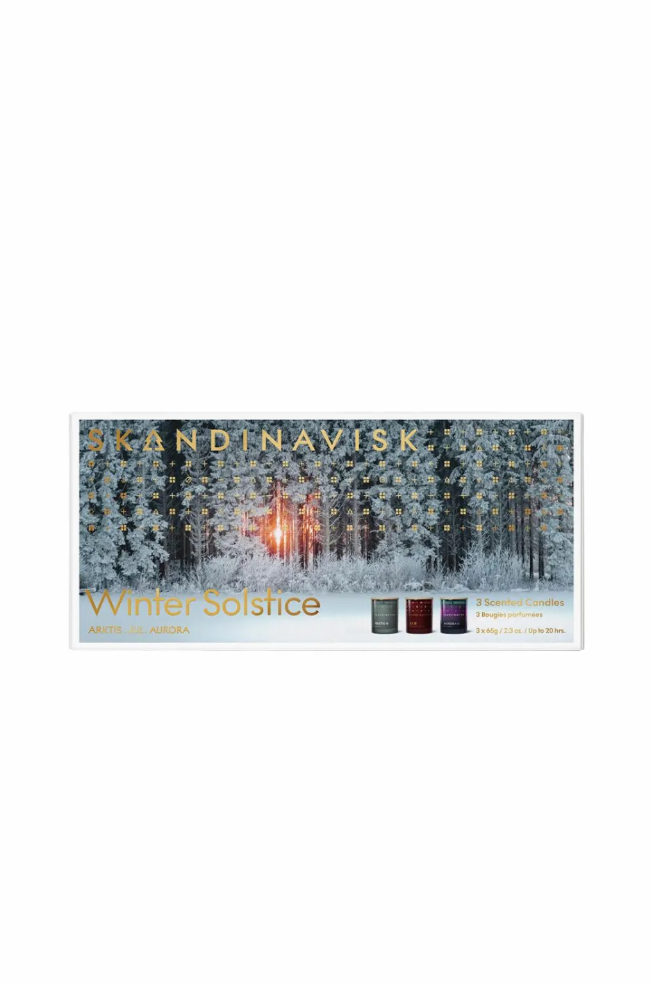 Discount Giftbox Winter Solstice Seasonal Candle Giftset 65G X 3 Dufte