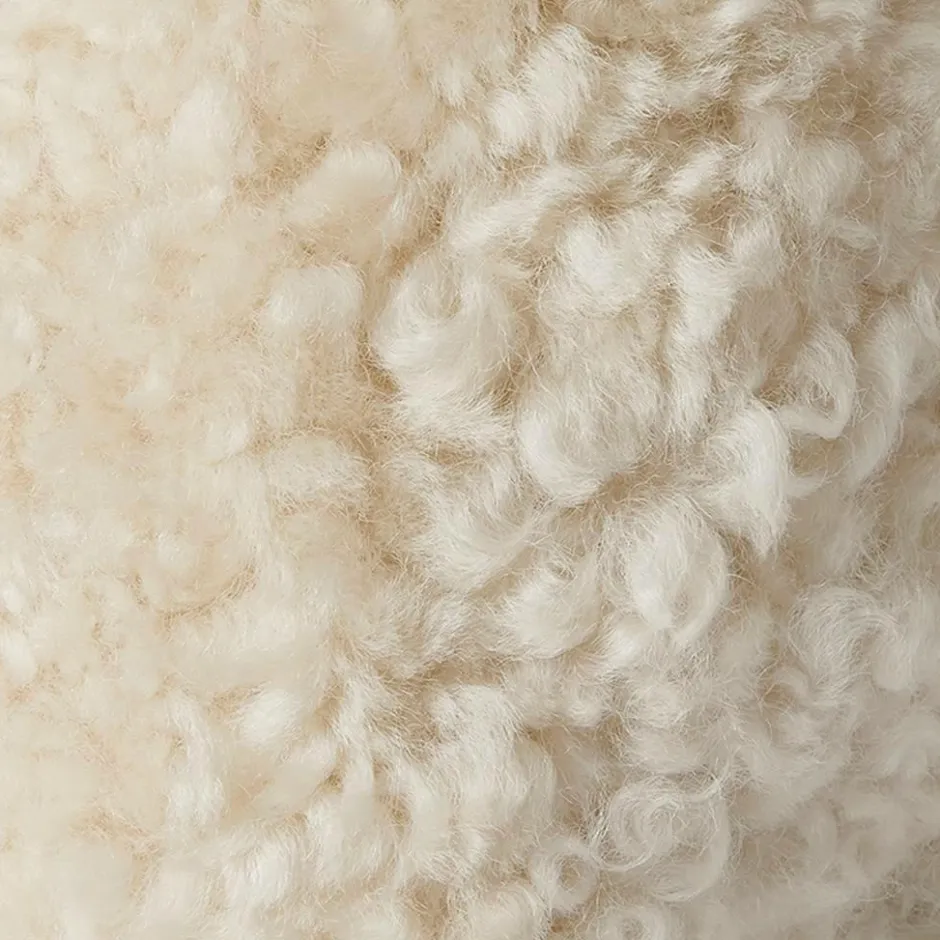 Skinnwille Snowy i fåreskind Curly^Børn Dukker, Figurer & Tøjdyr
