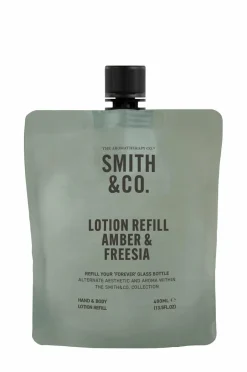 Smith & Co. Amber & Freesia Refill Hand & Body Lotion 400 ml^ Kropspleje|Kropspleje