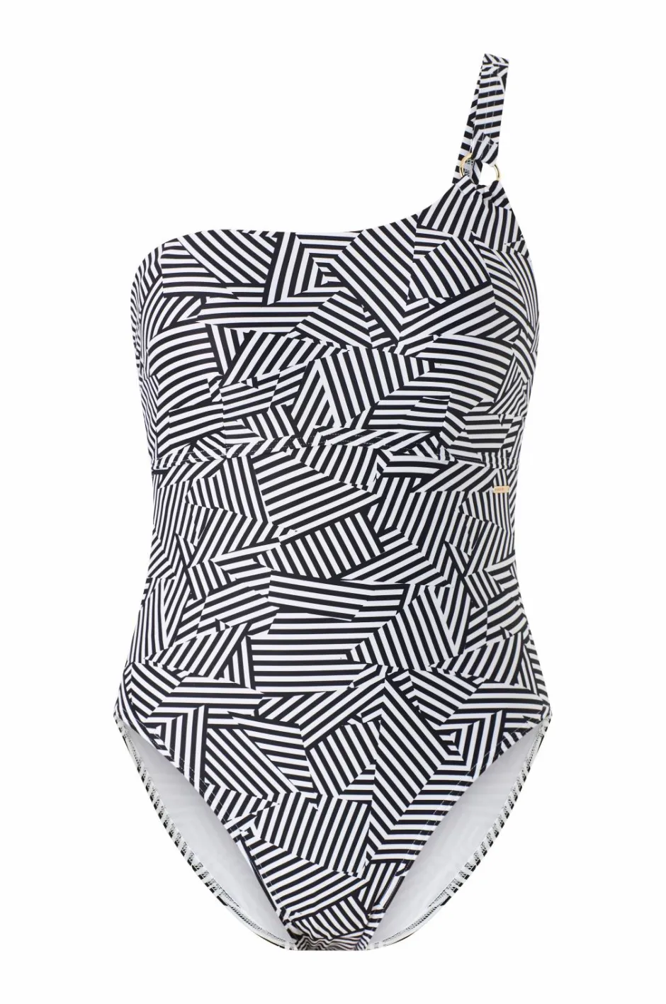 Speedo Badedragt Shaping Printed Asymmetric 1 Piece^Dame Badetøj|Badetøj