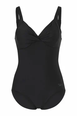 Best Badedragt Solid Cross Knot Swimsuit Dame Badedragter|Badetøj