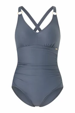 Badedragt Womens Shaping V Neck 1 Piece Dame Badetøj|Badetøj
