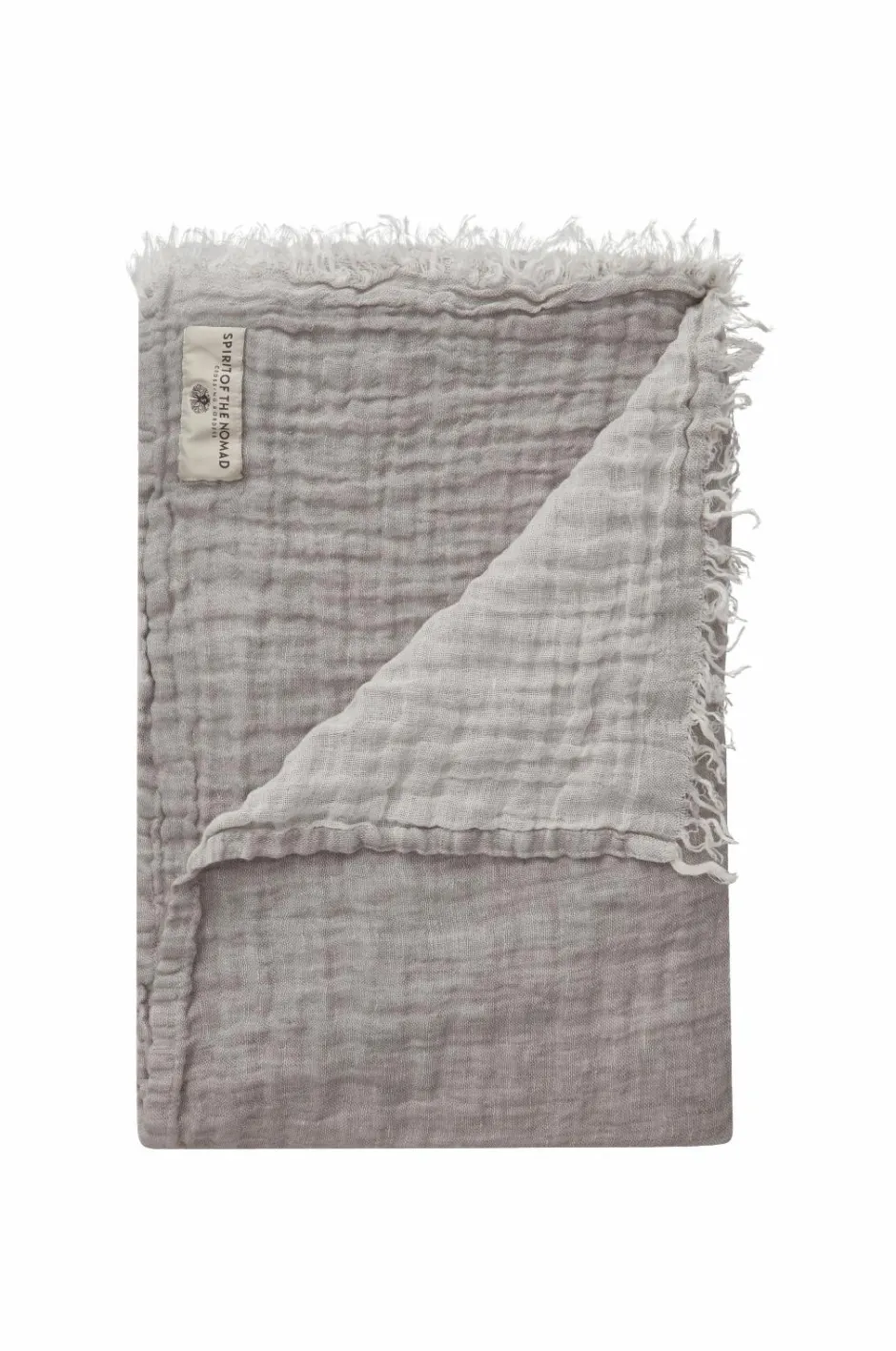 Spirit of the Nomad Plaid i hør^ Sengetæpper