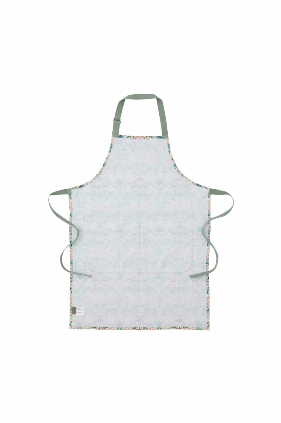 Spode Forklæde Morris & Co Strawberry Thief Cochineal /Willow^ Køkkentekstiler
