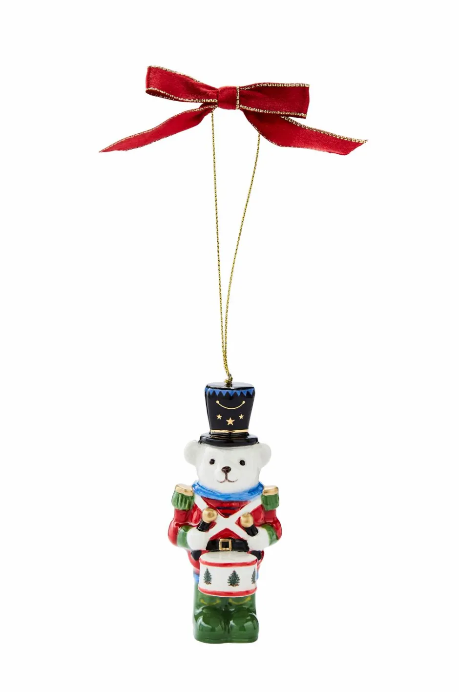 Spode Ornament bamse nøddeknækker^ Julepynt
