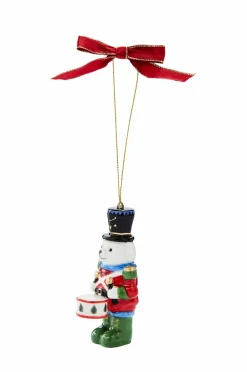 Spode Ornament bamse nøddeknækker^ Julepynt