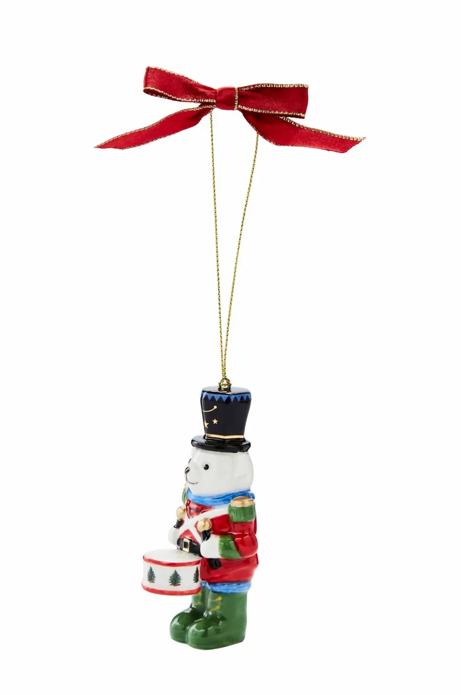Spode Ornament bamse nøddeknækker^ Julepynt