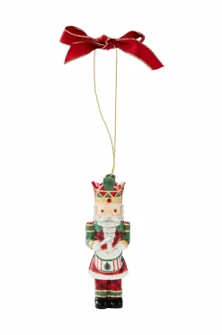 Spode Ornament Nøddeknækker Tartan^ Julepynt