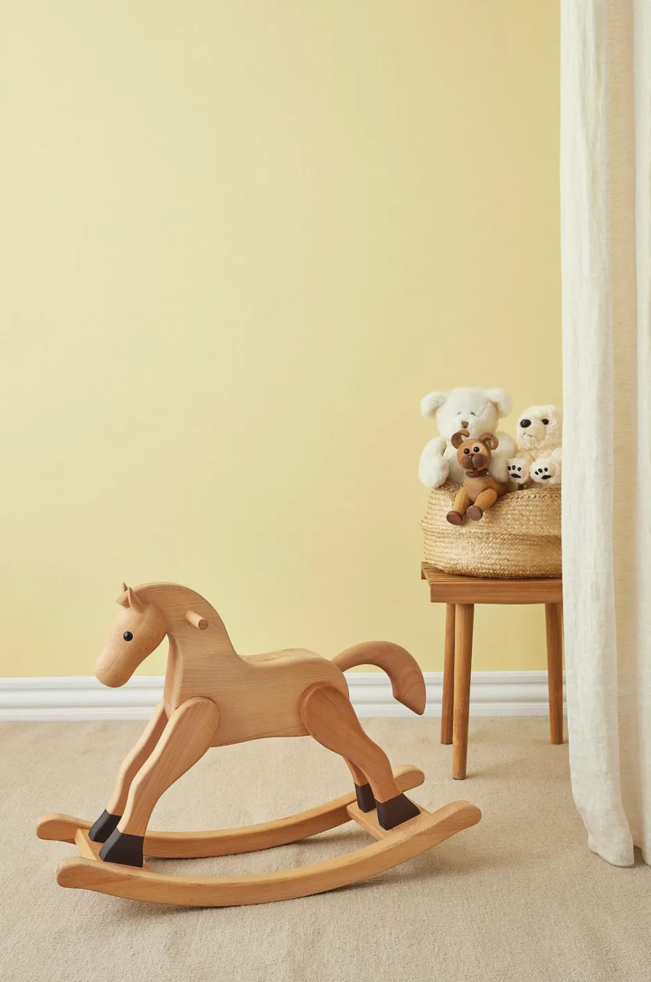 Spring Copenhagen Trædekoration Rocking Horse 51 cm^Børn Børnemøbler
