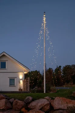 Best Flagstangsbelysning Skinnende varm hvid Udendørsbelysning