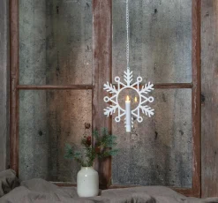 New Indendørsdekoration Flamme Snow. Pendler
