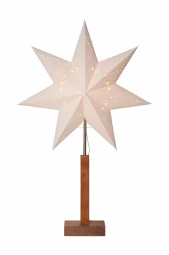 Star Trading Karo Stjerne på fod 70 cm^ Julebelysning