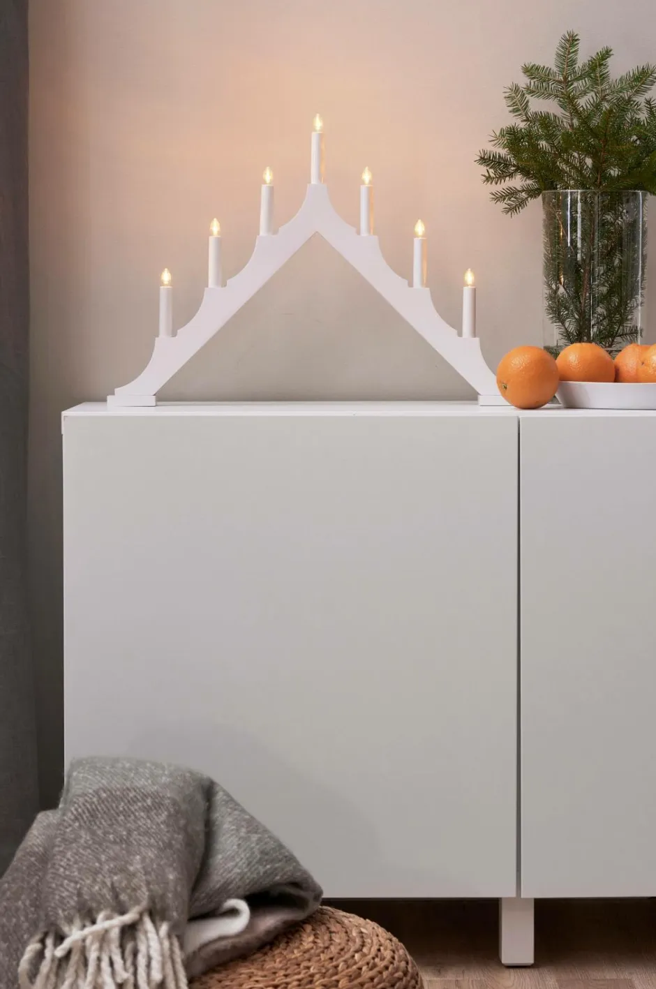 Clearance Lysestage Alma 7L Julebelysning