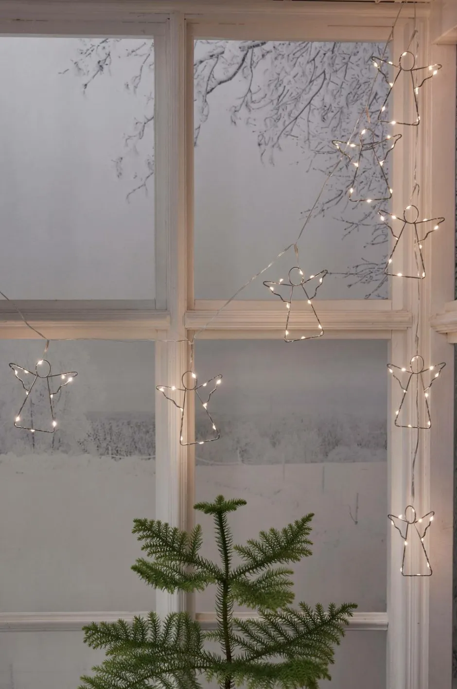 Clearance Lyskæde Angela Julepynt