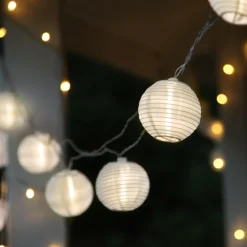 Clearance Lyskæde Festival med rispapirlamper Lyskæder|Lyskæder