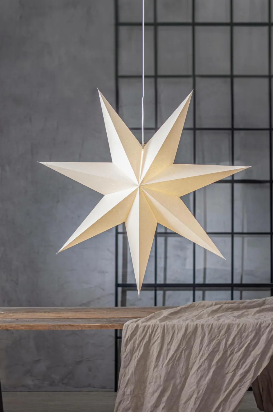 Paperstjerne almindelig 90 cm Julebelysning