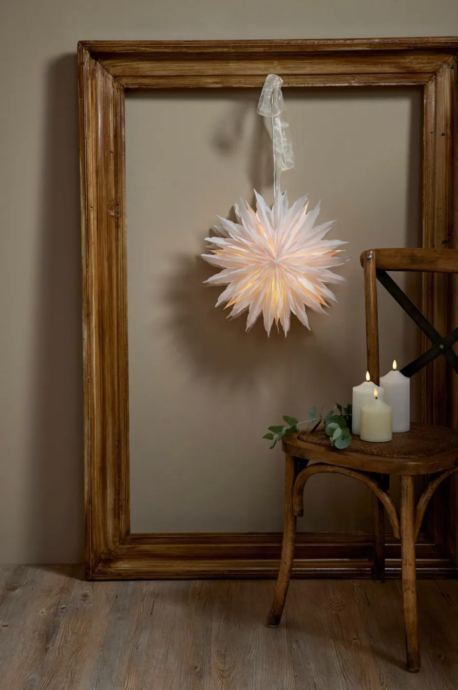 Star Trading Papirstjerne Dis 40 cm^ Julepynt|Julebelysning