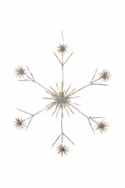 Star Trading Siluet Flower Snowflake 60 cm^ Lyskæder