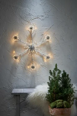 Star Trading Siluet Flower Snowflake 60 cm^ Lyskæder
