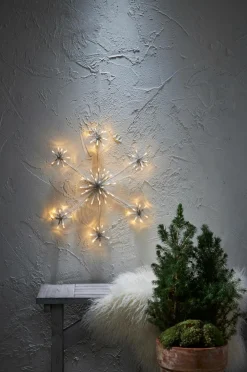 Clearance Siluet Flower Snowflake 50cm Lyskæder