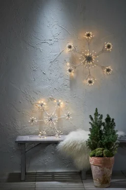 Clearance Siluet Flower Snowflake 50cm Lyskæder