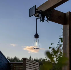Outlet Solcellelampe Solcelleledningssæt E27 Udendørsbelysning