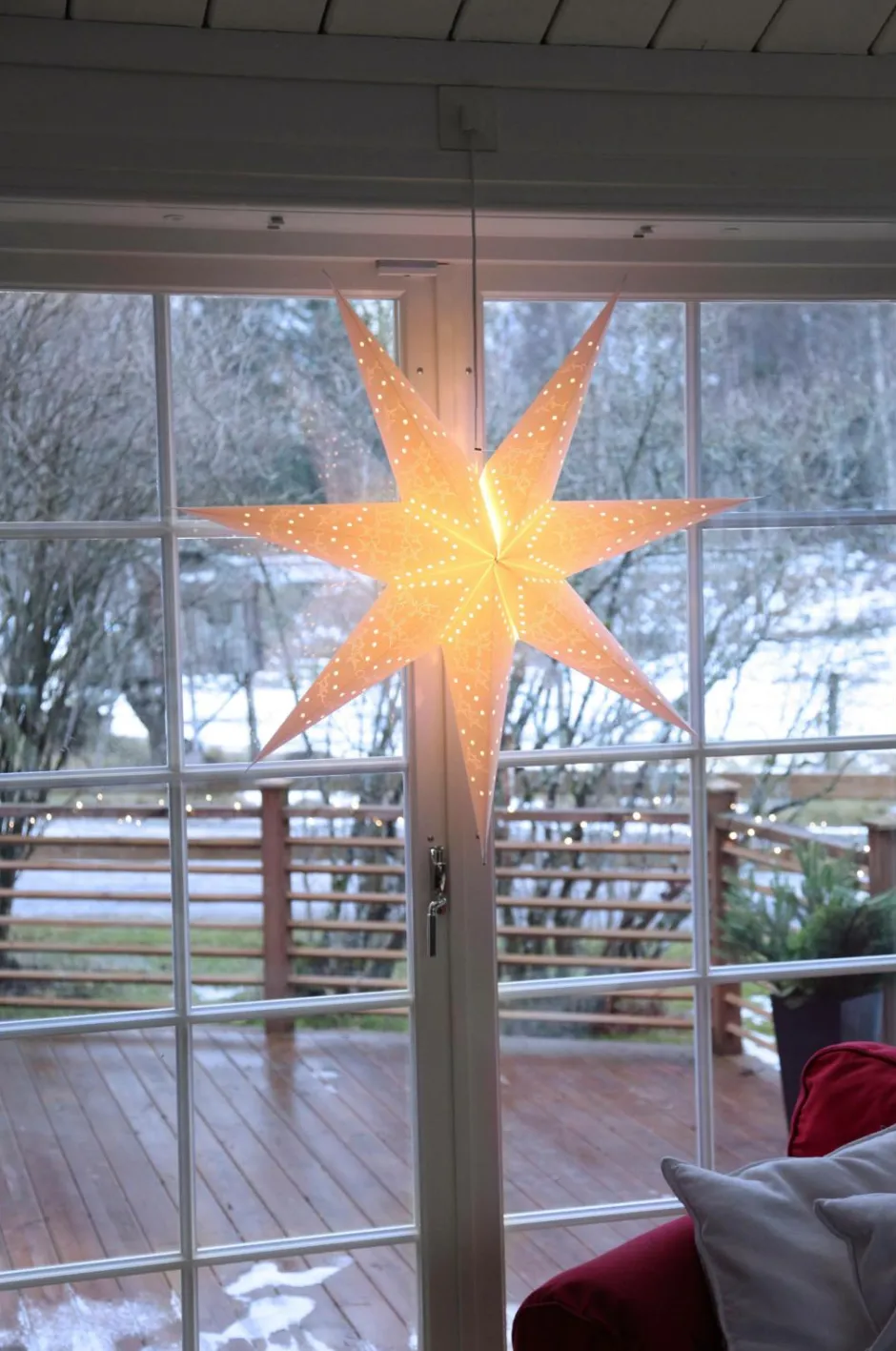 Star Trading Stjerne Sensy 100cm^ Julebelysning