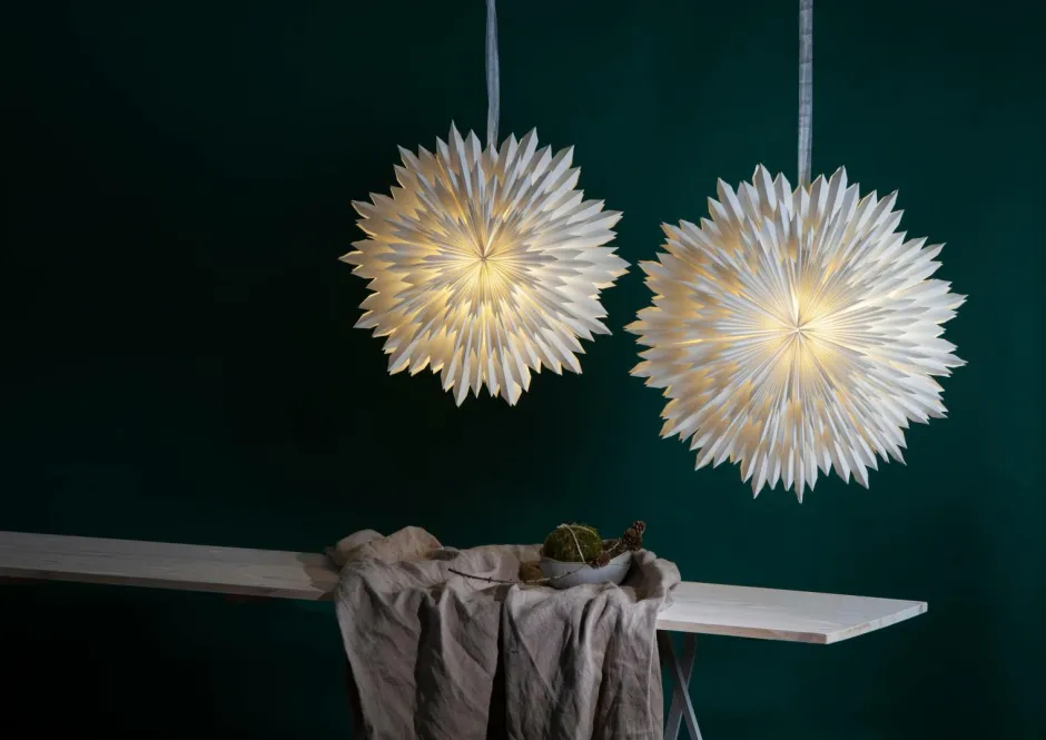 Star Trading Stjerne Ice 50cm^ Julepynt|Julebelysning