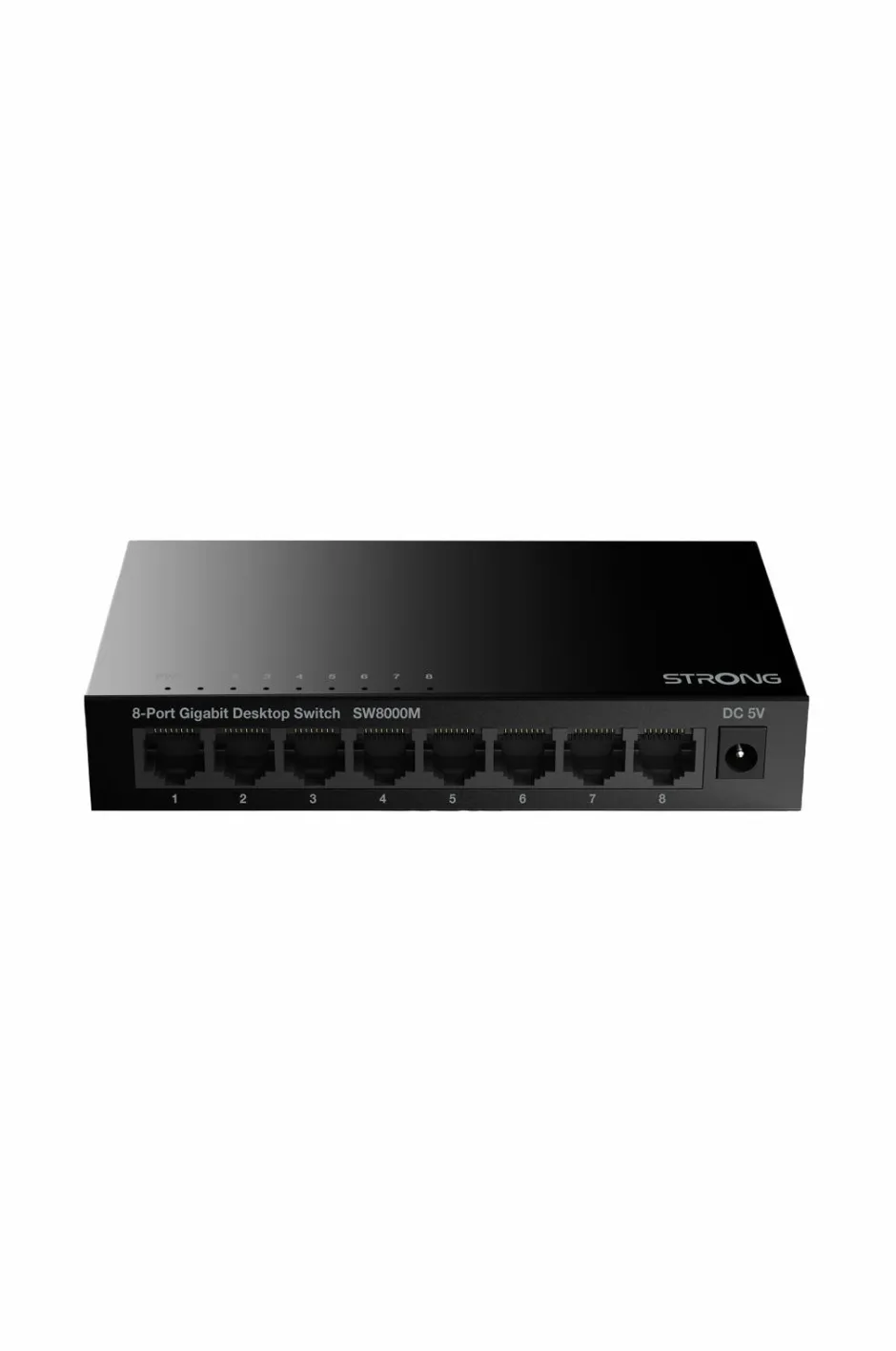 Strong 8-port Gigabit-switch Metal^ Computertilbehør