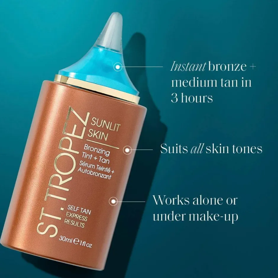 St.Tropez Self Tan Express Sunlit Skin Bronzing Tint + Tan^ Kropspleje|Kropspleje