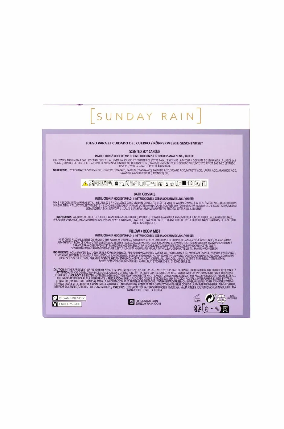 Online Giftbox Lavender & Cedarwood Sleep Trio Kropspleje|Gaveæsker
