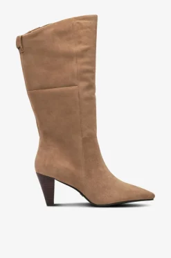 Best Støvler Tall Suede Dame Støvler