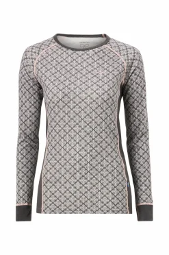 Discount Langærmet undertrøje Seaqual Jacquard Round Neck Dame Skiundertøj|Skiundertøj