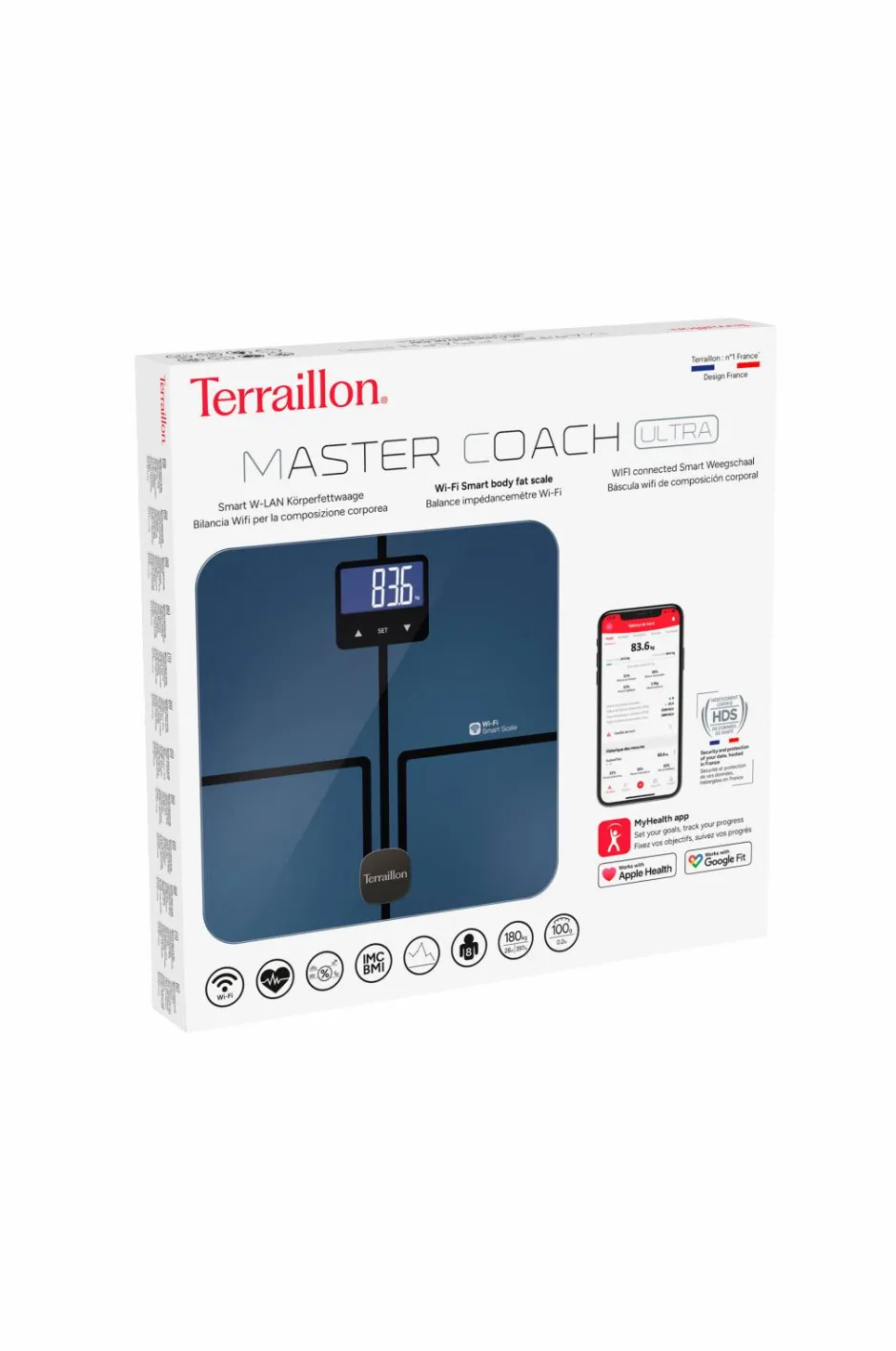 Discount Personlig skala Master Coach Ultra Wifi & Bmi Personlig Pleje