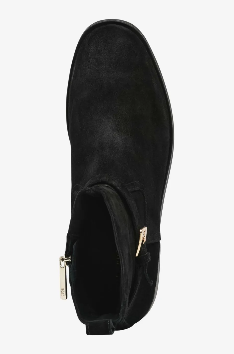 Tommy Hilfiger Boots TH Buckle Riding Suede Bootie^Dame Boots & Snørestøvler