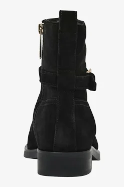 Tommy Hilfiger Boots TH Buckle Riding Suede Bootie^Dame Boots & Snørestøvler