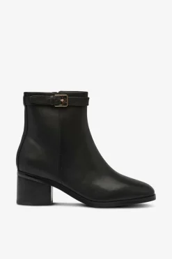 Tommy Hilfiger Boots TH Buckle Riding Mid Heel^Dame Boots & Snørestøvler