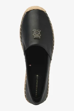 Espadrillos TH Logo Leather Espadrille Dame Espadriller