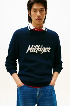 Tommy Hilfiger Pullover Seasonal Graphic Cotton Cneck^ Trøjer