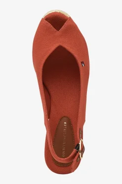 Clearance Sandal med hæl Flag Mid Wedge Espad Slingback Dame Sandaler & Sandaler Med Hæl