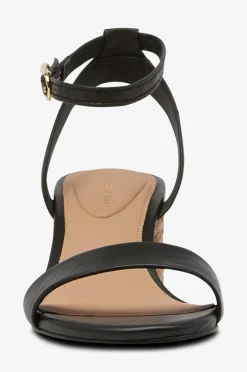 Tommy Hilfiger Sandaler med hæl Leather Ankle Strap Espad Sandal^Dame Højhælede Sko|Sandaler & Sandaler Med Hæl