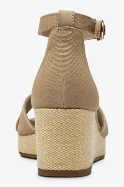 Clearance Sandal med hæl Mid Wedge Espad Dame Højhælede Sko|Sandaler & Sandaler Med Hæl