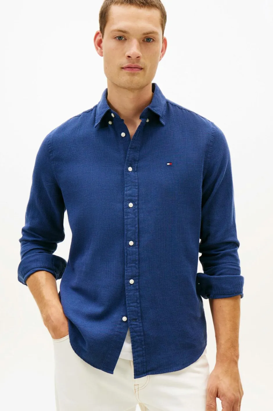 Tommy Hilfiger Skjorte Dobby Structure RF^ Skjorter