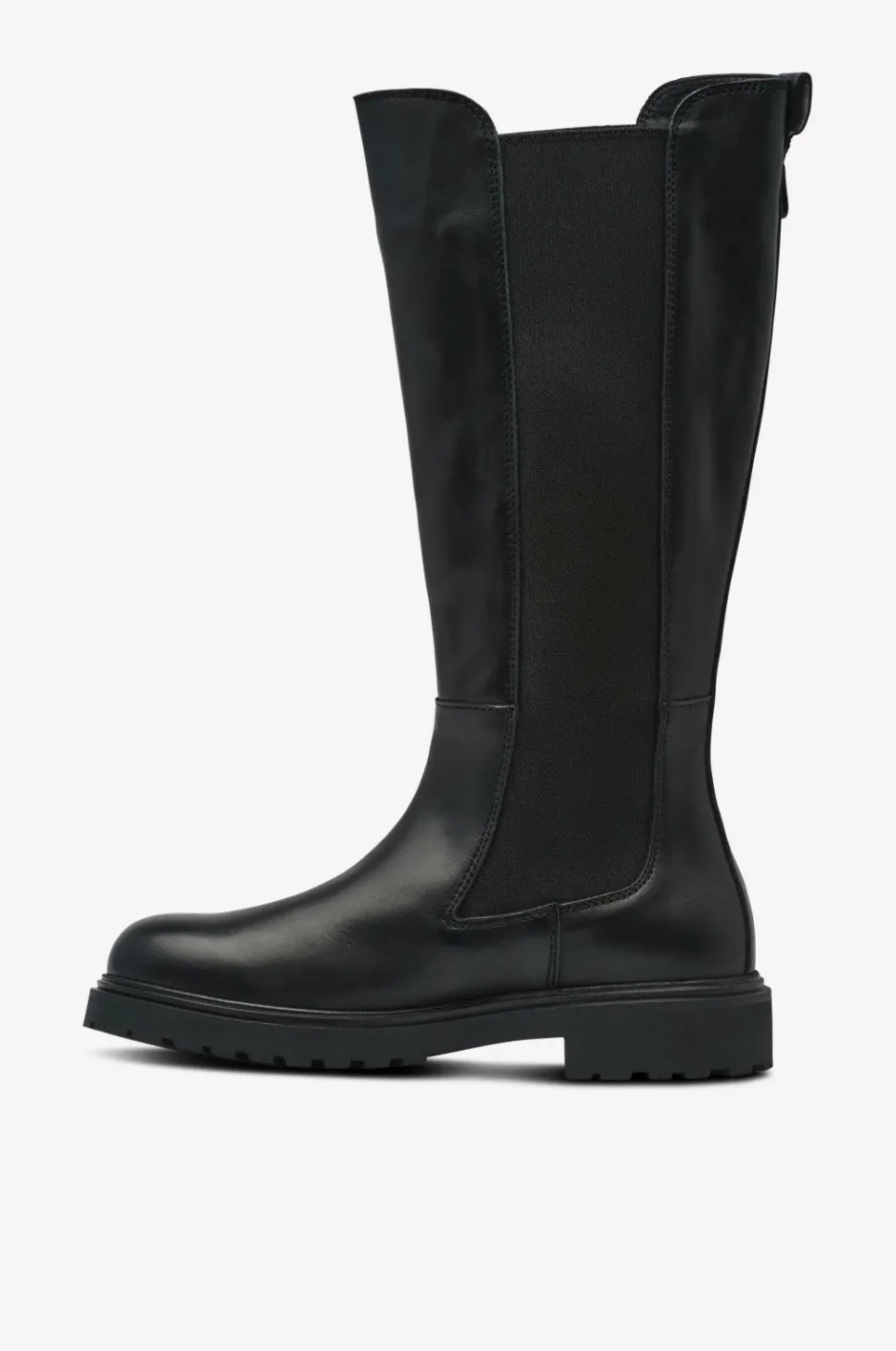 Tommy Hilfiger Støvler TH Lthr Cleated Long Boot^Dame Støvler