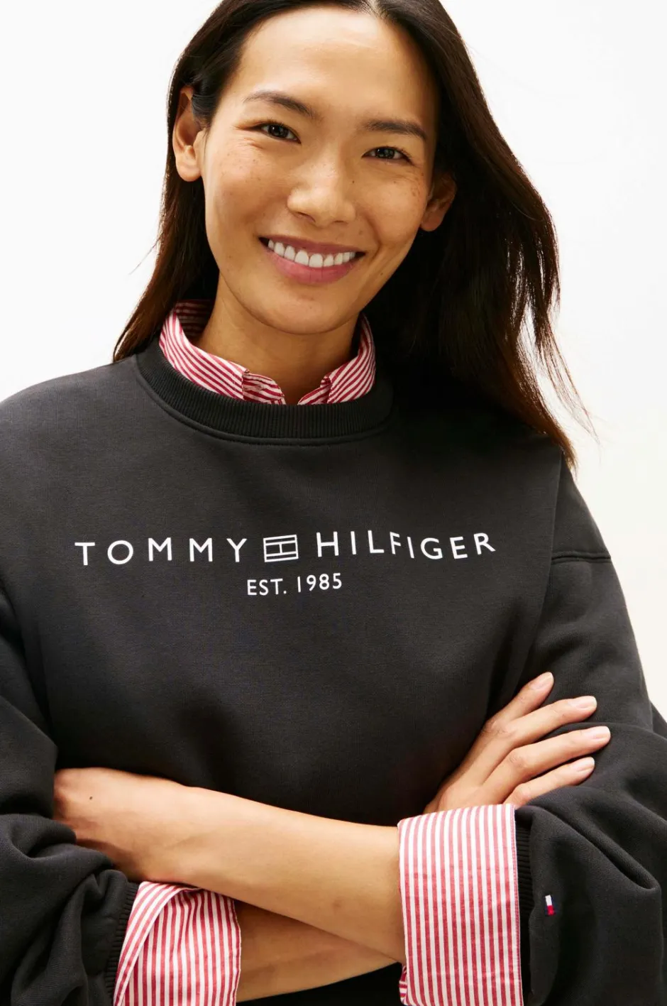 Tommy Hilfiger Sweatshirt Corp Logo Mdrn^Dame Sweatshirts & Hoodies