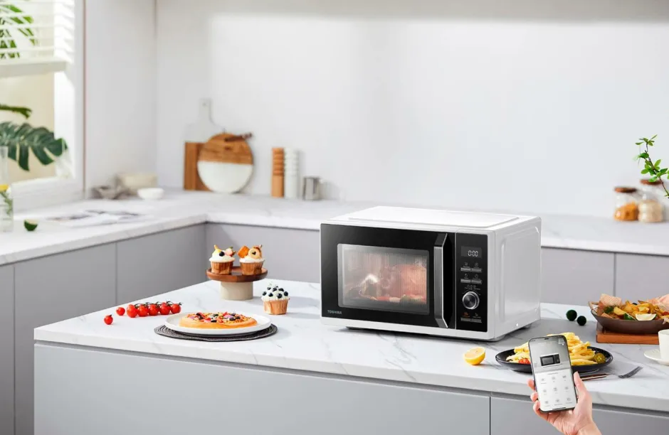Toshiba Mikroovn Grill/airfryer 900/1000/1700W^ Mikrobølgeovne